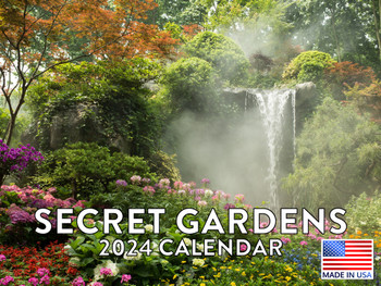 Secret Garden Calendar 2024 Botanical Wall Calander Monthly