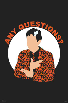 Saturday Night Live Poster David S Pumpkins Any Questions Sketch Comedy Funny SNL Merch Merchandise TV Show Tom Hanks Spooky Scary Halloween Decorations Cool Huge Large Giant Poster Art 36x54