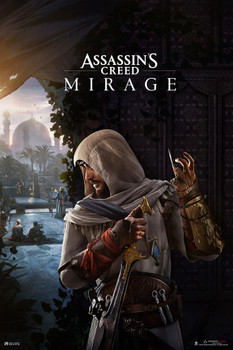 Laminated Assassins Creed Mirage Poster Poster Dry Erase Sign 12x18