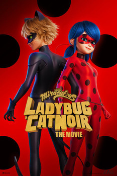 Miraculous Ladybug And Chat Noir Movie Poster Cool Wall Art Print