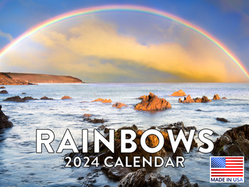 Rainbow Nature Landscape Calendar 2024 Monthly Wall Calender 12 Month