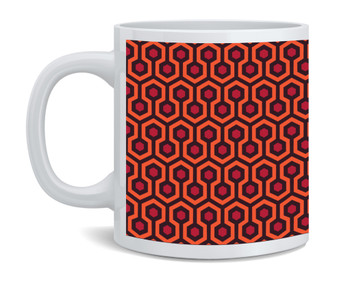 Overlook Hotel Pattern Horror Mug