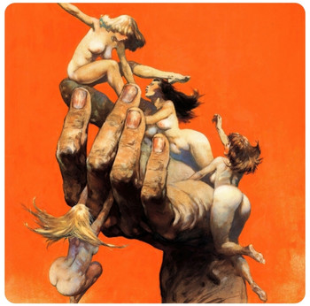 Frank Frazetta Reassembled Man Coaster Premium Drink Coaster Resin With Cork Backing 3.8x3.8 inch Frank Frazetta Reassembled Man Coaster Premium Drink Coaster Resin With Cork Backing 3.8x3.8 inch