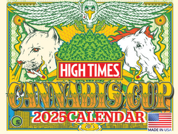 High Times Cannabis Cup Calendar 2025 Monthly Wall Calender 12 Month