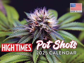 High Times Pot Shots Cannabis Calendar 2025 Monthly Wall Calender 12 Month