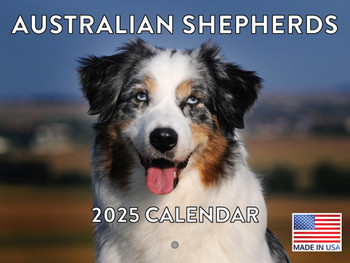 Australian Shepherd Calendar 2025 Monthly Wall Calender 12 Month