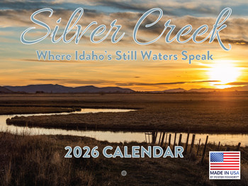 Silver Creek Calendar 2026 Wall 12 Month Monthly ID Scenic Souvenirs Themed Gifts | American Made In The USA