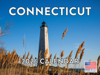 Connecticut Calendar 2026 Monthly Wall Calender 12 Month | American Made In The USA