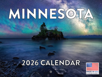 Minnesota Calendar 2026 Wall 12 Month Monthly MN Scenic Souvenirs Minnesotan Themed Gifts | American Made In The USA