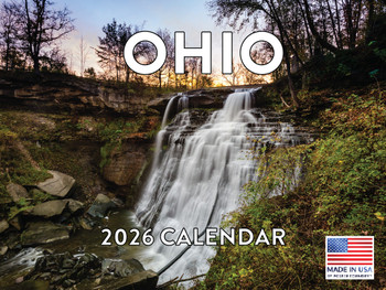Ohio Calendar 2026 Monthly Wall Calender 12 Month | American Made In The USA