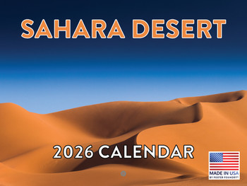 Sahara Desert Calendar 2026 Monthly Wall Calender 12 Month | American Made In The USA