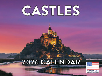 Castle Calendar 2026 Monthly Wall Calender 12 Month | American Made In The USA