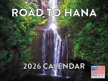 Road To Hana Calendar 2026 Maui Hawaii Monthly Wall Calender 12 Month | American Made In The USA