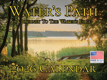 Water Pathways Calendar 2026 Monthly Wall Calender 12 Month | American Made In The USA