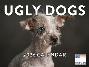 Ugly Dog Calendar 2026 Monthly Wall Calender 12 Month | American Made In The USA