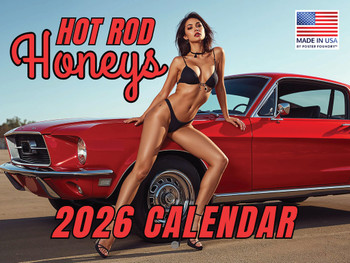 Hot Rod Honeys Sexy Calendar 2026 Monthly Wall Calender 12 Month | American Made In The USA