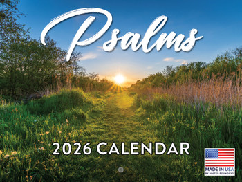 Psalm Calendar 2026 Bible Monthly Wall Calender 12 Month | American Made In The USA