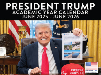 President Trump Calendar 2025-2026 Year 13 Month June to June 05-06 | American Made In The USA