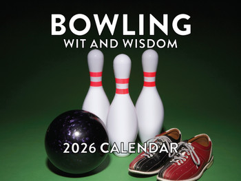 Bowling Calendar 2026 Monthly Wall Calender 12 Month | American Made In The USA