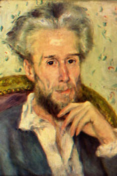 Pierre Auguste Renoir Victor Chocquet Realism Romantic Artwork Renoir Canvas Wall Art French Impressionist Art Posters Portrait Painting Wall Decor Posters Cool Wall Art Print Poster 24x36