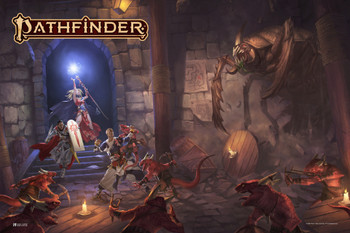 Pathfinder Welcome Dungeon Cool Wall Art Print Poster 12x18