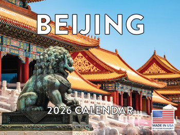 Beijing Calendar 2026 Wall 12 Month Monthly China Scenic Souvenirs Chinese Themed Gifts | American Made In The USA