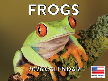 Frog Calendar 2026 Monthly Wall Calender 12 Month | American Made In The USA