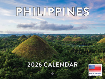 Philippines Calendar 2026 Monthly Wall Calender 12 Month | American Made In The USA