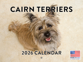 Cairn Terrier Calendar 2026 Monthly Wall Calender 12 Month | American Made In The USA