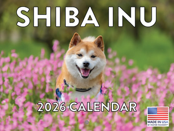 Shiba Inu Calendar 2026 Wall 12 Month Monthly Shiba Inus Gifts For Shiba Inu Lovers Women Men Mom Dad | American Made In The USA