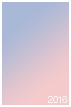 Colors Of The Year 2016 Serenity Rose Quartz Art Print Poster 24x36