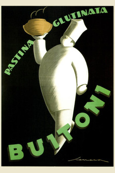 Buitoni Pasta Chef Vintage Illustration Travel Art Deco Vintage French Wall Art Nouveau French Advertising Vintage Poster Prints Art Nouveau Decor Cool Wall Art Print Poster 16x24