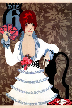 Die 6 Schwarzer Vintage Illustration Travel Art Deco Vintage French Wall Art Nouveau French Advertising Vintage Poster Prints Art Nouveau Decor Cool Wall Art Print Poster 16x24