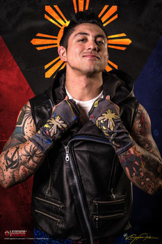 TJ Perkins TJP Tattoos Flag Legends of Lucha Libre Luchador Wrestler Mexican Wrestling Cool Wall Art Print Poster 16x24