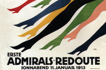 Laminated Admirals Redoute By Ernst Deutsch Dryden 1913 Vintage Illustration Art Deco Vintage French Wall Art Nouveau French Advertising Vintage Poster Prints Poster Dry Erase Wall Art 12x18