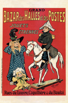 Laminated Bazar Des Halles Postes Vintage Illustration Travel Art Deco Vintage French Wall Art Nouveau French Advertising Vintage Poster Prints Art Nouveau Decor Poster Dry Erase Wall Art 12x18