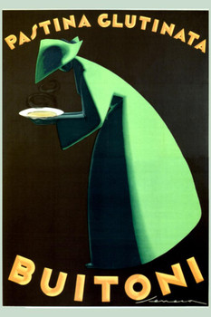 Laminated Buitoni Pasta 3 Vintage Illustration Travel Art Deco Vintage French Wall Art Nouveau French Advertising Vintage Poster Prints Art Nouveau Decor Poster Dry Erase Wall Art 12x18