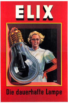 Laminated Elix Lampe Lamp Vintage Illustration Art Deco Vintage French Wall Art Nouveau 1920 French Advertising Vintage Poster Prints Art Nouveau Decor Poster Dry Erase Wall Art 12x18