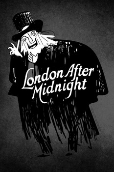 Laminated London After Midnight Lon Chaney Movie Art Poster 24x36 inch