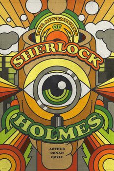 Laminated Adventures of Sherlock Holmes Doyle Eye Art Print Poster 24x36 inch
