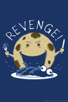 Cookies Revenge Humor Cool Wall Art Print Poster 24x36