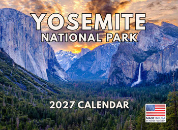 Yosemite Calendar 2027 National Park Monthly Wall Calender 12 Month