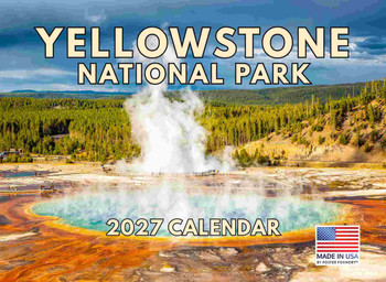 Yellowstone Calendar 2027 National Park Monthly Wall Calender 12 Month