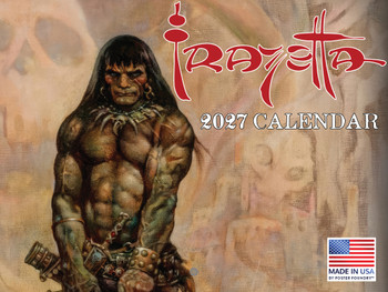 Frank Frazetta Calendar 2027 Fantasy Art Monthly Wall Calender 12 Month