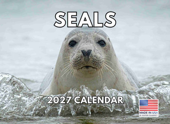 Seal Calendar 2027 Monthly Wall Calender 12 Month | American Made In The USA