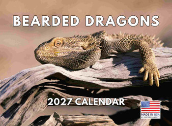 Bearded Dragon Calendar 2027 Monthly Wall Calender 12 Month