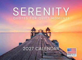 Serenity Calendar 2027 Monthly Wall Calender 12 Month