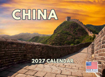China Calendar 2027 Monthly Wall Calender 12 Month