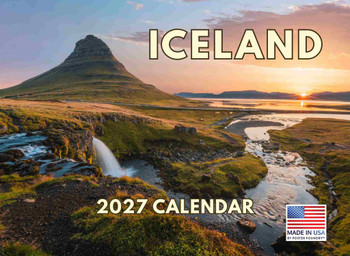 Iceland Calendar 2027 Icelandic Gifts Monthly Wall Calender 12 Month