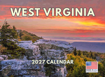 West Virginia Calendar 2027 Monthly Wall Calender 12 Month